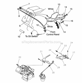 Low_Oil_Shutdown_And_Governor_Part_1 Diagram and Parts List for 1527-0  Briggs and Stratton Generator